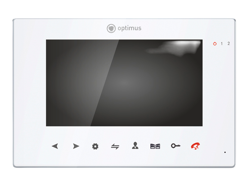 видеодомофон Optimus VMH-7.8 (w)_V.1