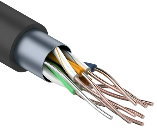 кабель Tantos FTP 4PR 24AWG (Cu) CAT5E LDPE Outdoor 305м