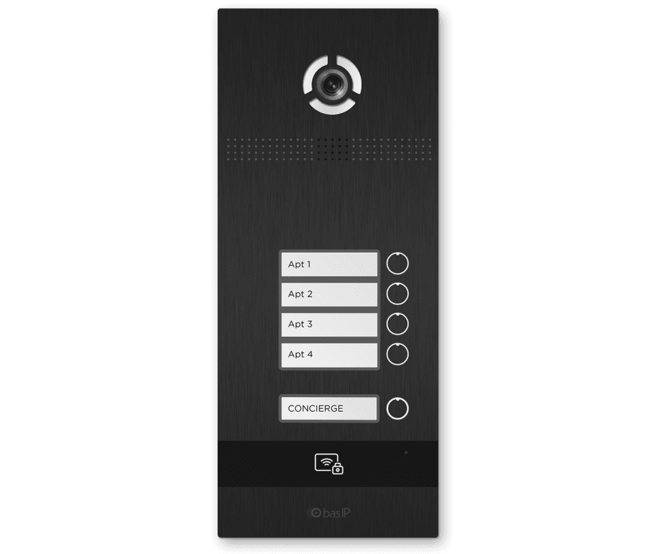 многоквартирная система BAS-IP BI-04FB BLACK