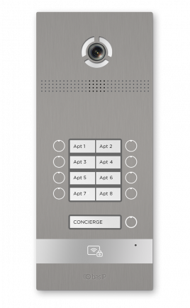 многоквартирная система BAS-IP BI-08FB SILVER